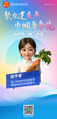 聚力建支点 巾帼勇争先丨AI聆听“她”声音——田予爱