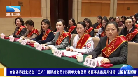 全省各界妇女纪念“三八”国际妇女节115周年大会召开 诸葛宇杰出席并讲话
